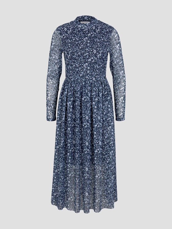 Midikleid mit Blumenmuster - Frauen - blue flower print Midikleid mit Blumenmuster - Frauen - blue flower print - 7 - TOM TAILOR Denim