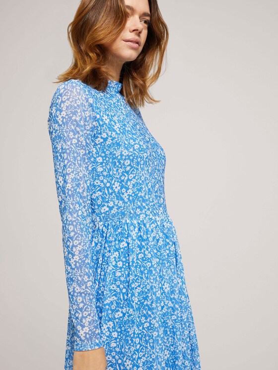 Midikleid mit Blumenmuster - Frauen - mid blue flower print Midikleid mit Blumenmuster - Frauen - mid blue flower print - 9 - TOM TAILOR Denim