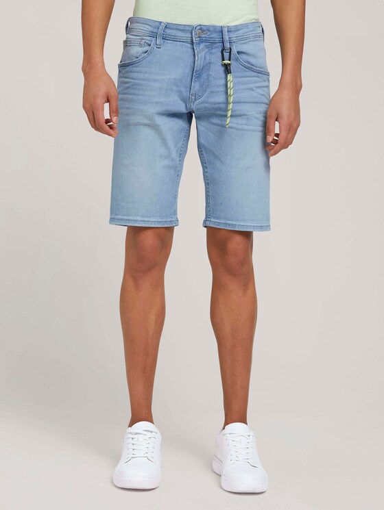 Regular Fit Jeansshorts - Männer - Heavy Bleached Blue Denim Regular Fit Jeansshorts - Männer - Heavy Bleached Blue Denim - 1 - TOM TAILOR Denim