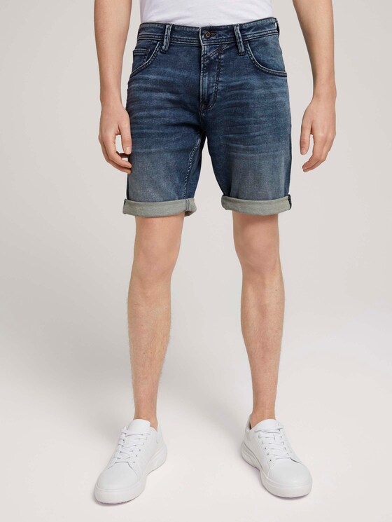 Regular Fit Jeansshorts - Männer - Used Mid Stone Blue Denim Regular Fit Jeansshorts - Männer - Used Mid Stone Blue Denim - 1 - TOM TAILOR Denim