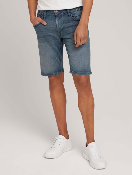 Regular Fit Jeans-Shorts - Männer - mid stone blue grey denim Regular Fit Jeans-Shorts - Männer - mid stone blue grey denim - 1 - TOM TAILOR Denim