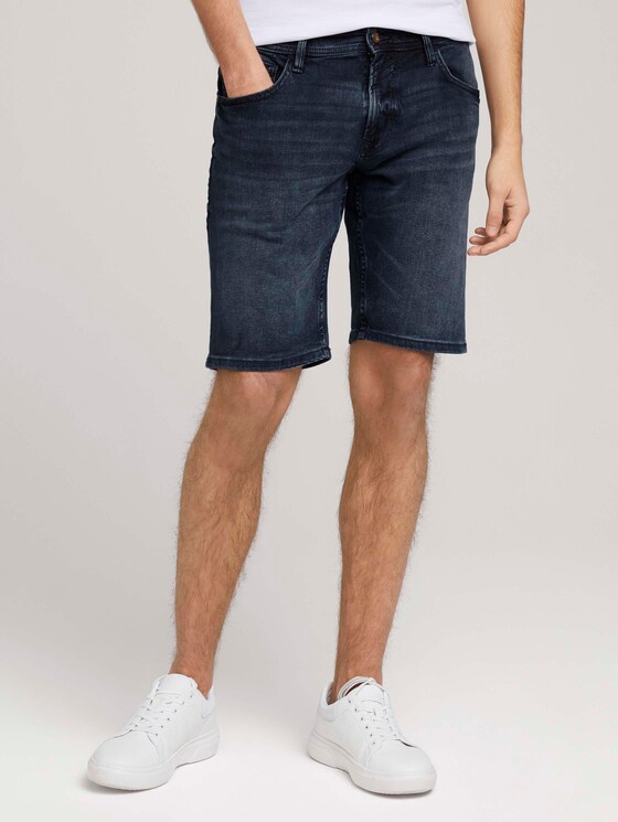 Regular Fit Jeans-Shorts - Männer - mid stone blue black denim Regular Fit Jeans-Shorts - Männer - mid stone blue black denim - 1 - TOM TAILOR Denim