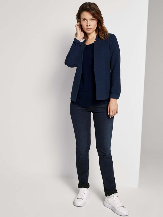 Strukturierter Blazer - Frauen - Sky Captain Blue Strukturierter Blazer - Frauen - Sky Captain Blue - 3 - TOM TAILOR