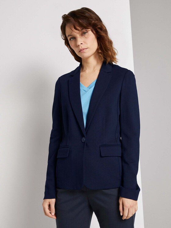 Jersey Blazer - Frauen - Sky Captain Blue Jersey Blazer - Frauen - Sky Captain Blue - 1 - TOM TAILOR