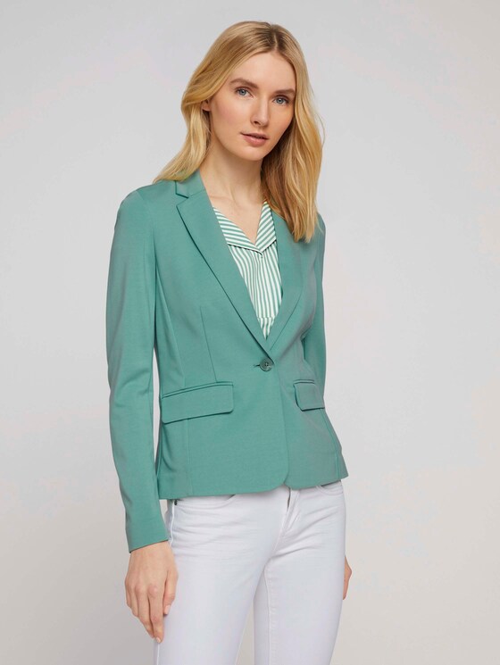 Jersey Blazer - Frauen - soft leaf green Jersey Blazer - Frauen - soft leaf green - 1 - TOM TAILOR
