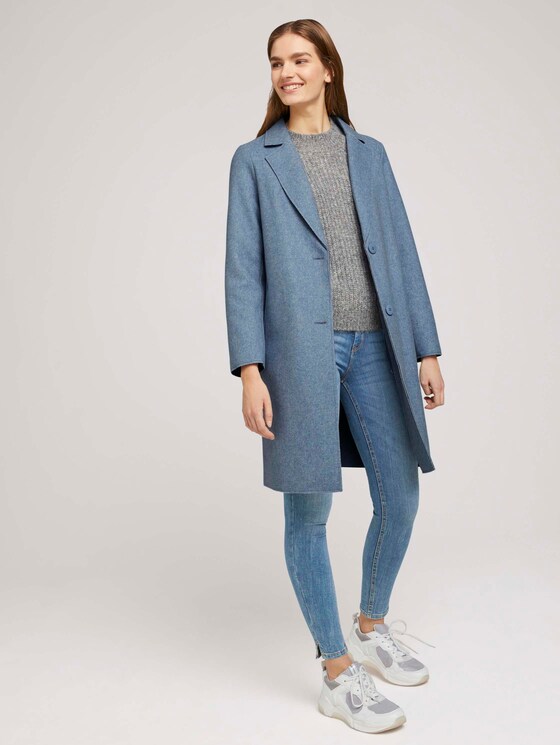 Blazermantel - Frauen - country blue melange Blazermantel - Frauen - country blue melange - 3 - TOM TAILOR Denim