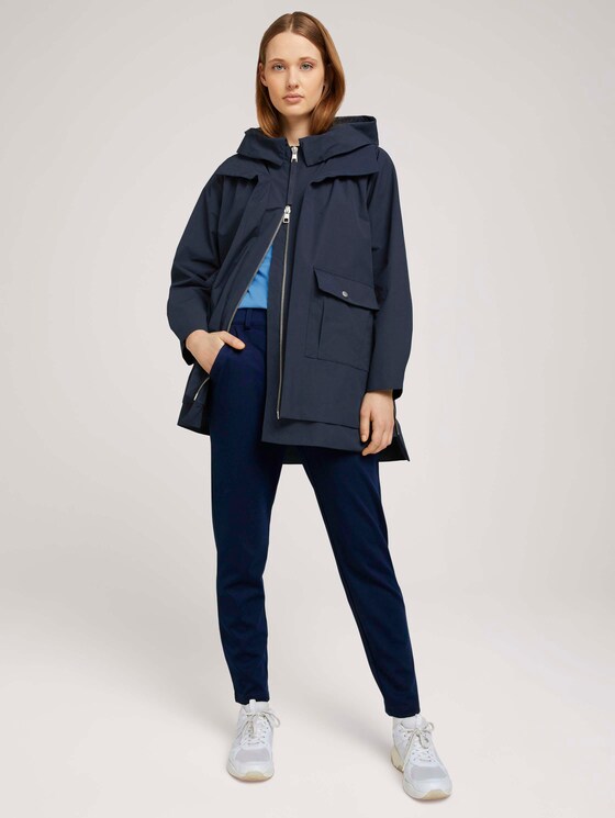 Weiter Funktionsparka mit recyceltem Polyester - Frauen - Sky Captain Blue Weiter Funktionsparka mit recyceltem Polyester - Frauen - Sky Captain Blue - 3 - TOM TAILOR Denim