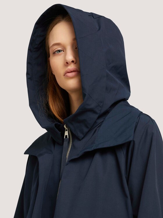 Weiter Funktionsparka mit recyceltem Polyester - Frauen - Sky Captain Blue Weiter Funktionsparka mit recyceltem Polyester - Frauen - Sky Captain Blue - 9 - TOM TAILOR Denim