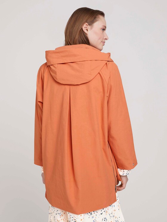 Weiter Funktionsparka mit recyceltem Polyester - Frauen - dull coral Weiter Funktionsparka mit recyceltem Polyester - Frauen - dull coral - 2 - TOM TAILOR Denim