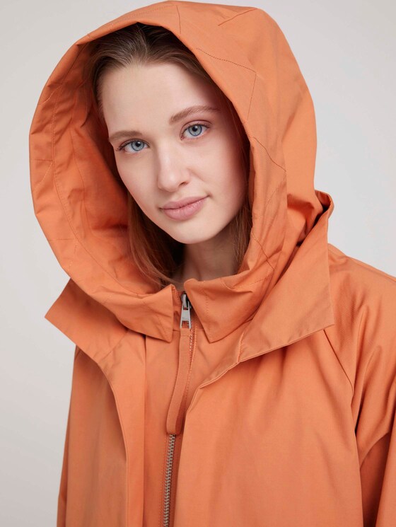 Weiter Funktionsparka mit recyceltem Polyester - Frauen - dull coral Weiter Funktionsparka mit recyceltem Polyester - Frauen - dull coral - 9 - TOM TAILOR Denim