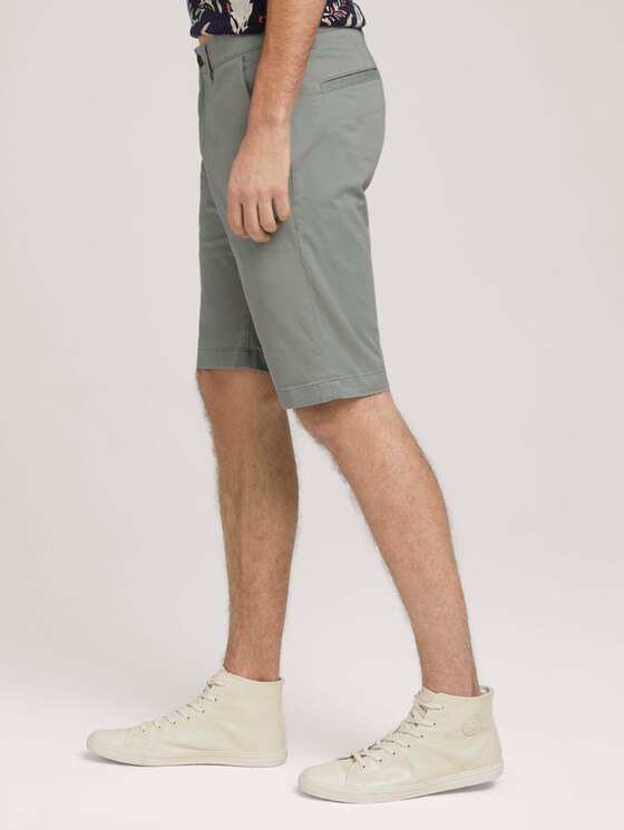 Chino Slim Shorts - Männer - Greyish Shadow Olive Chino Slim Shorts - Männer - Greyish Shadow Olive - 11 - TOM TAILOR Denim