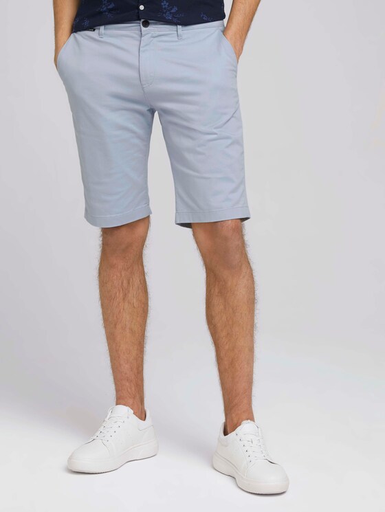 Chino Slim Shorts - Männer - Foggy Blue Chino Slim Shorts - Männer - Foggy Blue - 1 - TOM TAILOR Denim