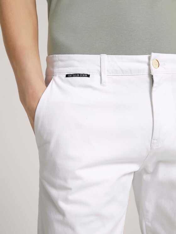 Chino Slim Shorts - Männer - white-trousers Chino Slim Shorts - Männer - white-trousers - 9 - TOM TAILOR Denim