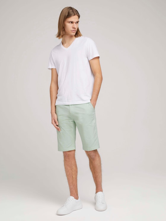 Chino Slim Shorts - Männer - smooth green Chino Slim Shorts - Männer - smooth green - 3 - TOM TAILOR Denim