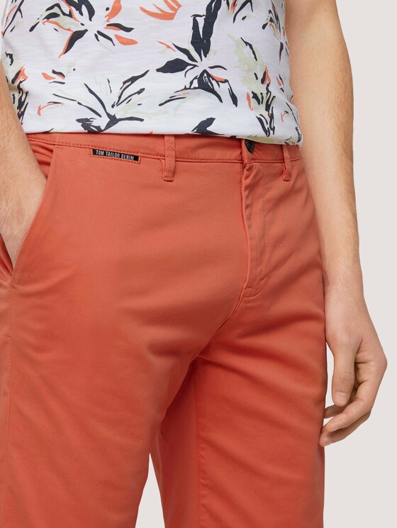 Chino Slim Shorts - Männer - orange lobster Chino Slim Shorts - Männer - orange lobster - 9 - TOM TAILOR Denim