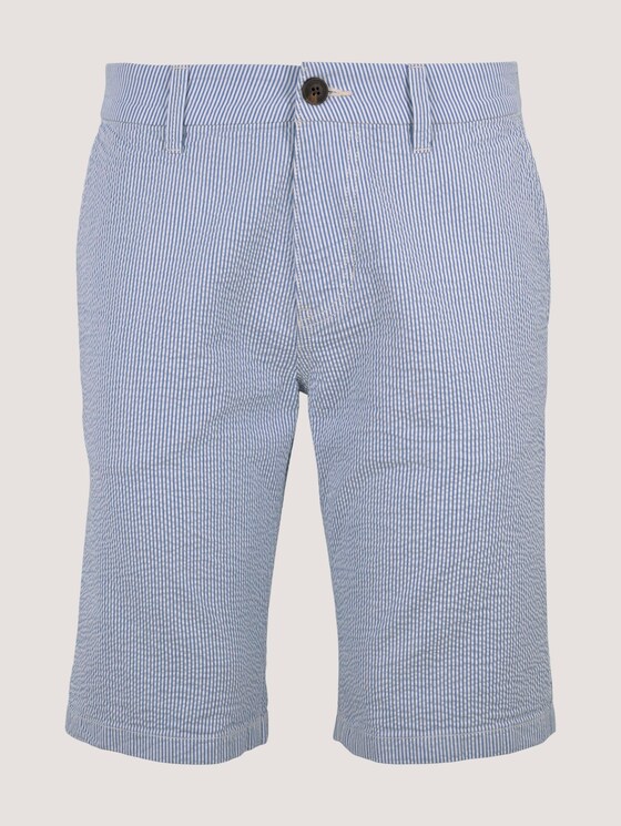 Gemusterte Chino Slim Shorts - Männer - blue white stripe Gemusterte Chino Slim Shorts - Männer - blue white stripe - 7 - TOM TAILOR Denim