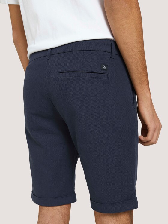Chino Slim Shorts - Männer - navy dobby yarn dye Chino Slim Shorts - Männer - navy dobby yarn dye - 10 - TOM TAILOR Denim