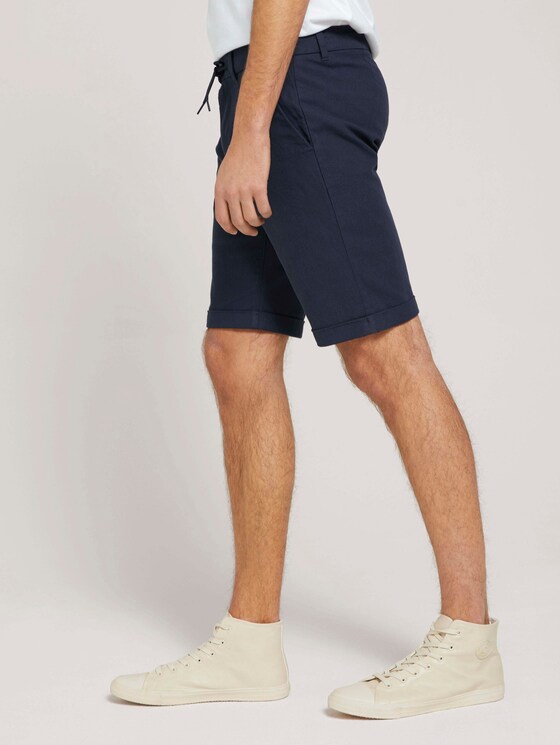 Chino Slim Shorts - Männer - navy dobby yarn dye Chino Slim Shorts - Männer - navy dobby yarn dye - 11 - TOM TAILOR Denim
