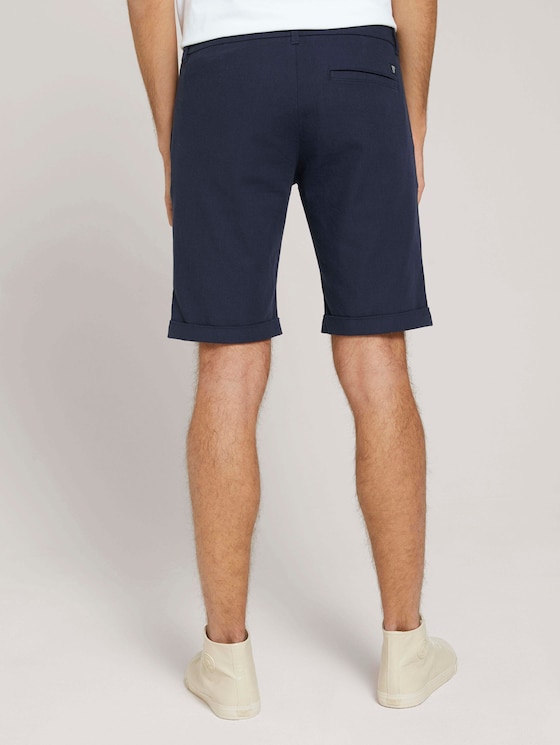Chino Slim Shorts - Männer - navy dobby yarn dye Chino Slim Shorts - Männer - navy dobby yarn dye - 2 - TOM TAILOR Denim