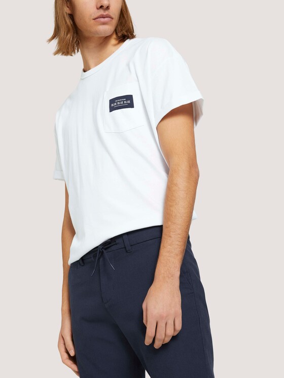 Chino Slim Shorts - Männer - navy dobby yarn dye Chino Slim Shorts - Männer - navy dobby yarn dye - 9 - TOM TAILOR Denim