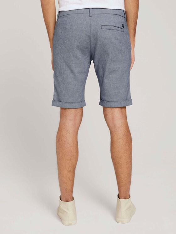 Chino Slim Shorts - Männer - navy white dobby yarn dye Chino Slim Shorts - Männer - navy white dobby yarn dye - 2 - TOM TAILOR Denim