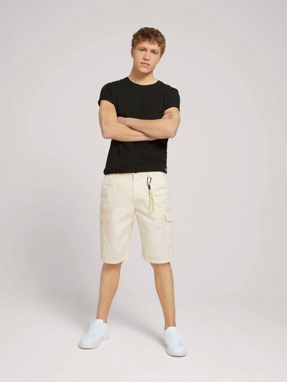 Regular Cargo Shorts - Männer - smoke white Regular Cargo Shorts - Männer - smoke white - 3 - TOM TAILOR Denim