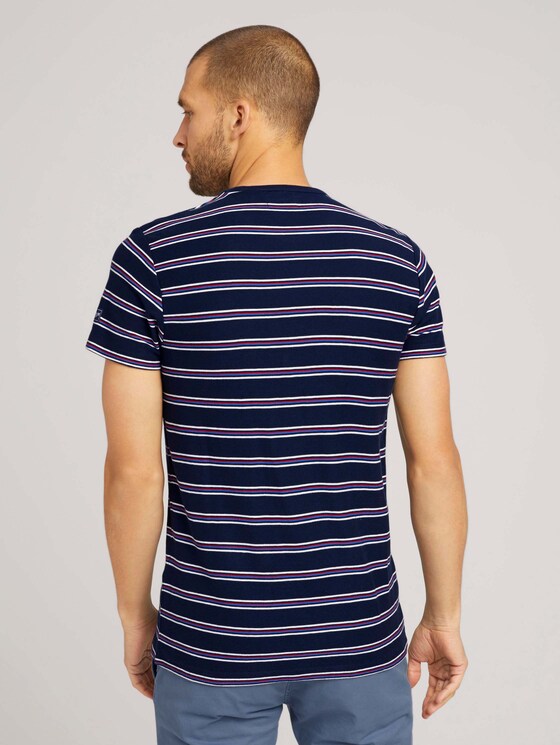 Gestreiftes T-Shirt - Männer - Dark Blue Gestreiftes T-Shirt - Männer - Dark Blue - 2 - TOM TAILOR