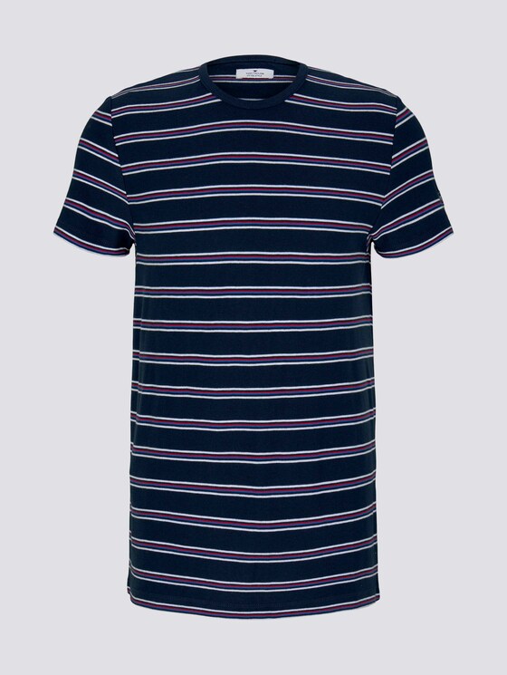 Gestreiftes T-Shirt - Männer - Dark Blue Gestreiftes T-Shirt - Männer - Dark Blue - 7 - TOM TAILOR