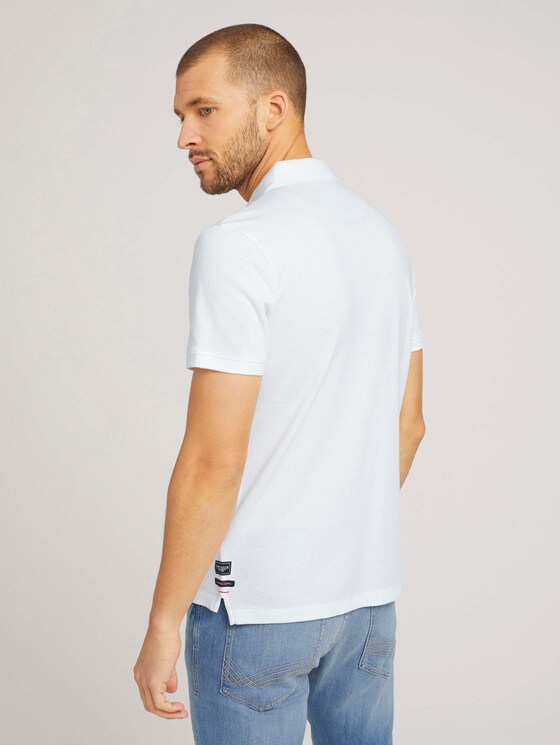 Strukturiertes Poloshirt - Männer - Off White Strukturiertes Poloshirt - Männer - Off White - 2 - TOM TAILOR
