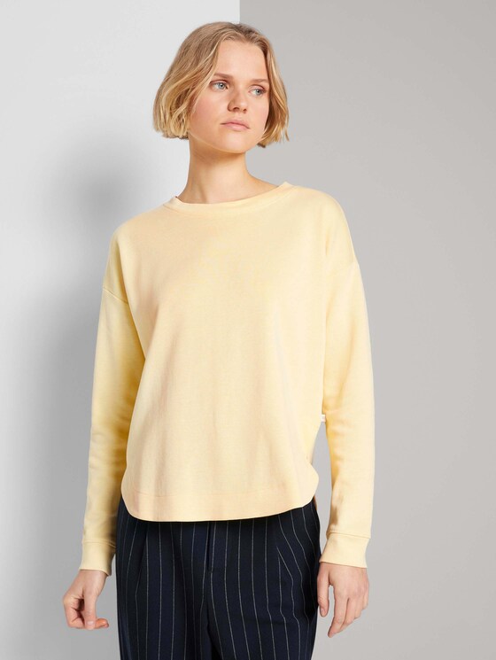 Loose Fit Sweatshirt - Frauen - soft yellow Loose Fit Sweatshirt - Frauen - soft yellow - 1 - TOM TAILOR Denim