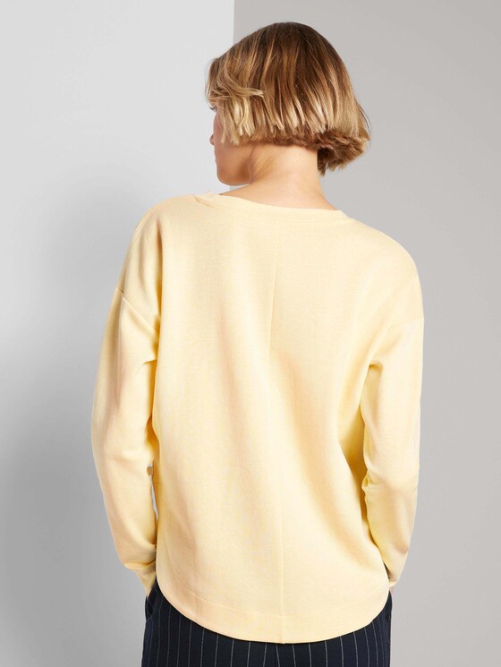 Loose Fit Sweatshirt - Frauen - soft yellow Loose Fit Sweatshirt - Frauen - soft yellow - 2 - TOM TAILOR Denim
