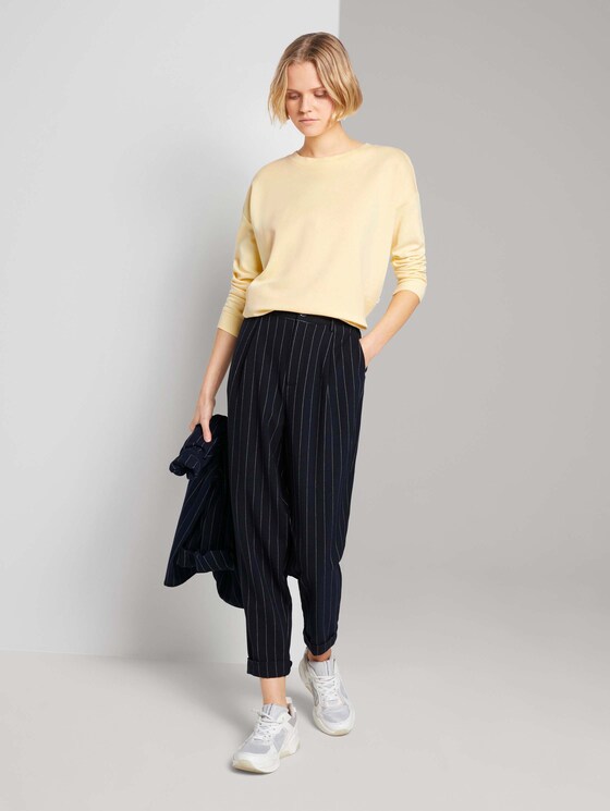 Loose Fit Sweatshirt - Frauen - soft yellow Loose Fit Sweatshirt - Frauen - soft yellow - 3 - TOM TAILOR Denim