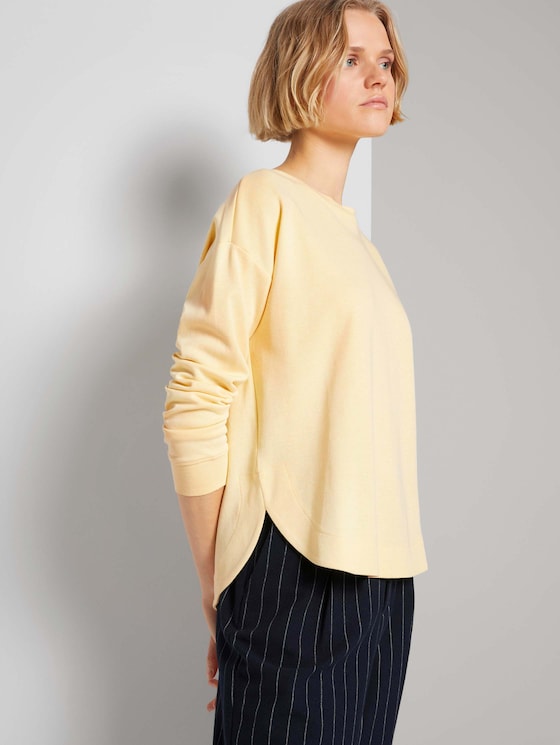 Loose Fit Sweatshirt - Frauen - soft yellow Loose Fit Sweatshirt - Frauen - soft yellow - 5 - TOM TAILOR Denim
