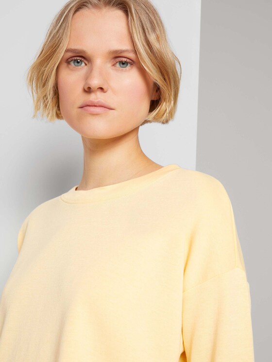 Loose Fit Sweatshirt - Frauen - soft yellow Loose Fit Sweatshirt - Frauen - soft yellow - 9 - TOM TAILOR Denim