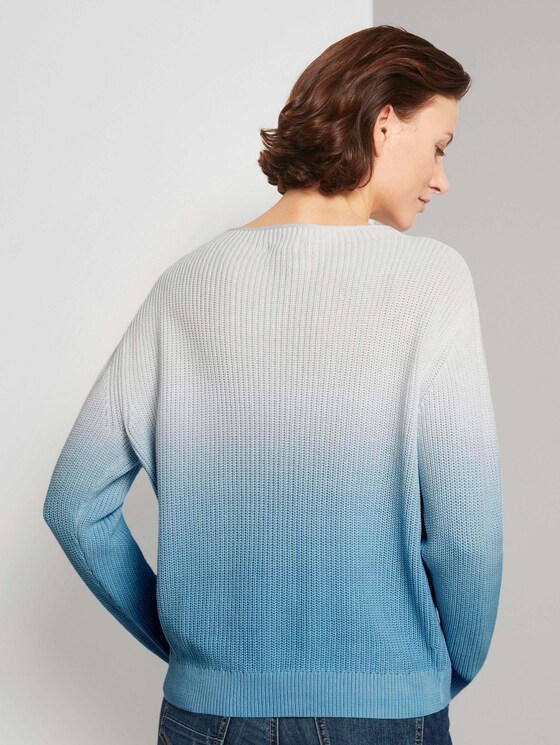 Pullover aus Bio-Baumwolle - Frauen - Clear Light Blue Pullover aus Bio-Baumwolle - Frauen - Clear Light Blue - 2 - TOM TAILOR