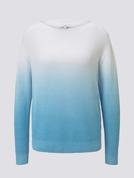 Pullover aus Bio-Baumwolle - Frauen - Clear Light Blue Pullover aus Bio-Baumwolle - Frauen - Clear Light Blue - 7 - TOM TAILOR