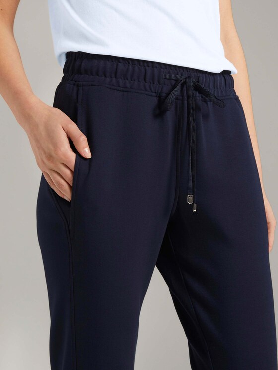 Loose Fit Hose mit Tunnelzug - Frauen - Sky Captain Blue Loose Fit Hose mit Tunnelzug - Frauen - Sky Captain Blue - 9 - TOM TAILOR