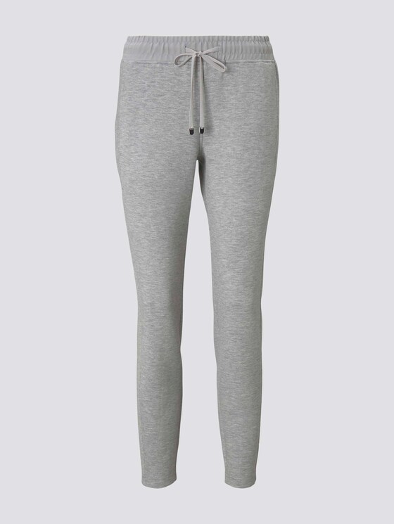 Loose Fit Hose mit Tunnelzug - Frauen - comfort grey melange Loose Fit Hose mit Tunnelzug - Frauen - comfort grey melange - 7 - TOM TAILOR