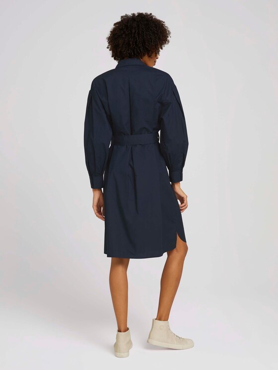 Hemdkleid mit Falten - Frauen - Sky Captain Blue Hemdkleid mit Falten - Frauen - Sky Captain Blue - 2 - Mine to five