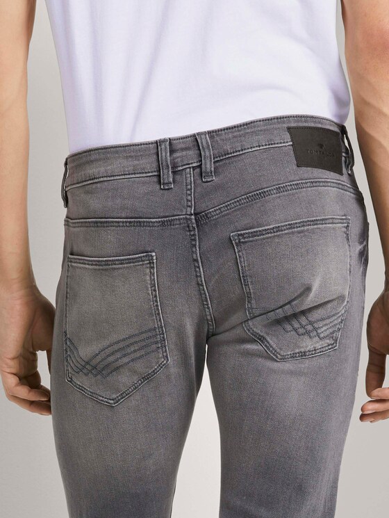 Troy Slim Jeans - Männer - clean mid stone grey denim Troy Slim Jeans - Männer - clean mid stone grey denim - 10 - TOM TAILOR