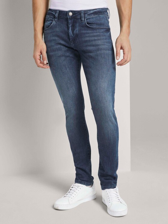 Troy Slim Jeans - Männer - mid stone wash denim Troy Slim Jeans - Männer - mid stone wash denim - 1 - TOM TAILOR