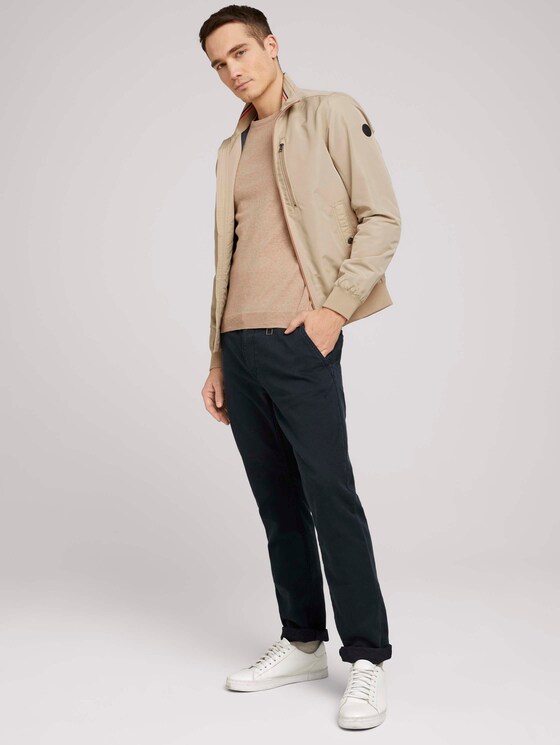 Basic Pullover - Männer - sahara dust beige melange Basic Pullover - Männer - sahara dust beige melange - 3 - TOM TAILOR