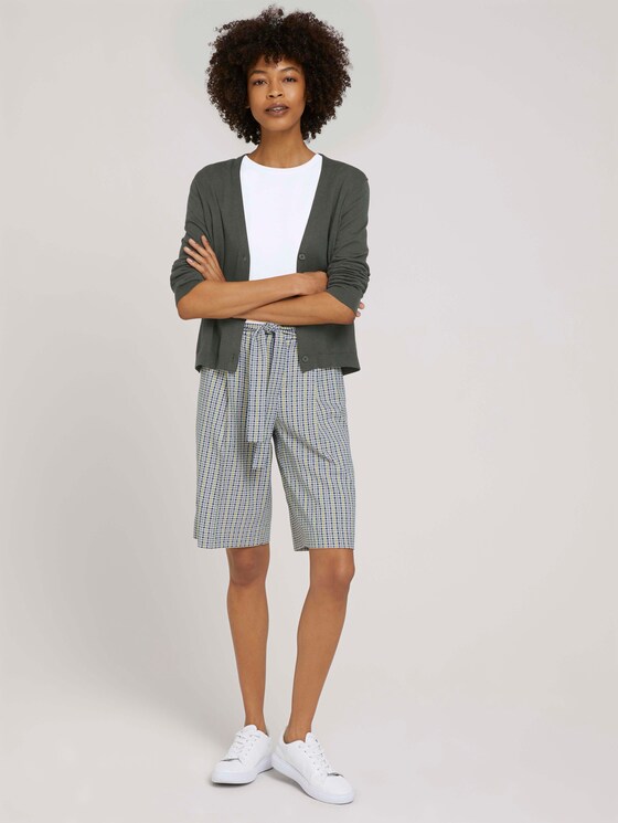 Cardigan mit Bio-Baumwolle - Frauen - deep leaf green Cardigan mit Bio-Baumwolle - Frauen - deep leaf green - 3 - Mine to five