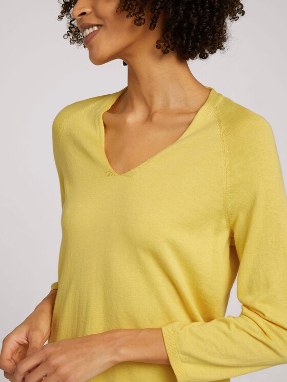 Pullover mit Bio-Baumwolle - Frauen - mellow yellow Pullover mit Bio-Baumwolle - Frauen - mellow yellow - 9 - Mine to five