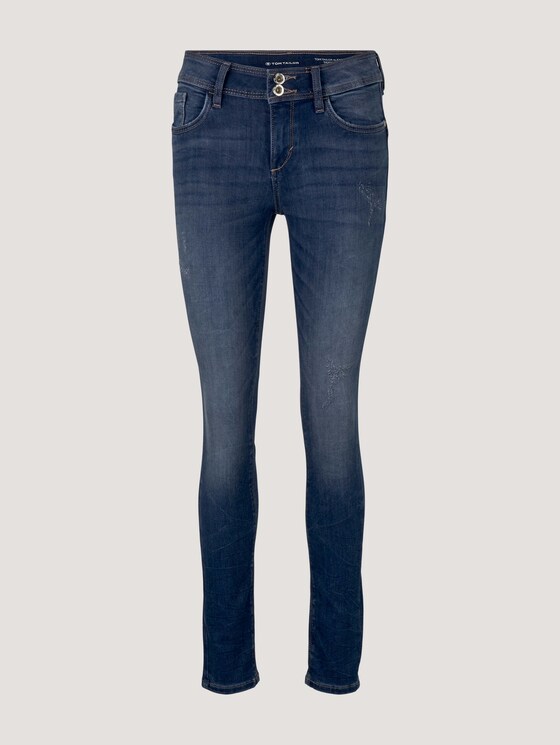 Alexa Skinny-jeans - Vrouwen - random bleached blue denim Alexa Skinny-jeans - Vrouwen - random bleached blue denim - 7 - TOM TAILOR