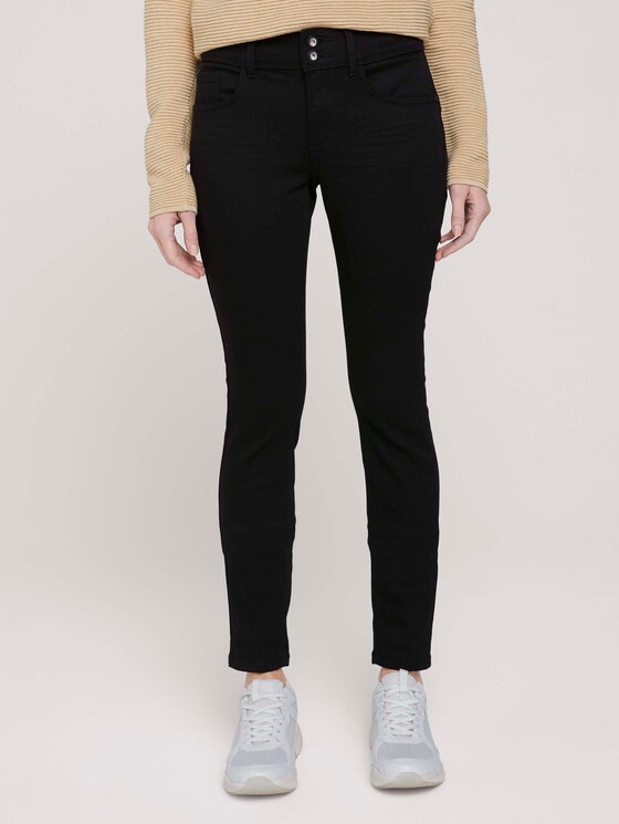 Alexa Skinny Jeans mit Bio-Baumwolle - Frauen - black denim Alexa Skinny Jeans mit Bio-Baumwolle - Frauen - black denim - 1 - TOM TAILOR