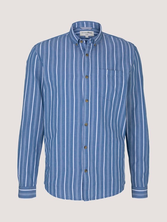 gestreiftes Hemd - Männer - blue irregular bold stripe gestreiftes Hemd - Männer - blue irregular bold stripe - 7 - TOM TAILOR Denim
