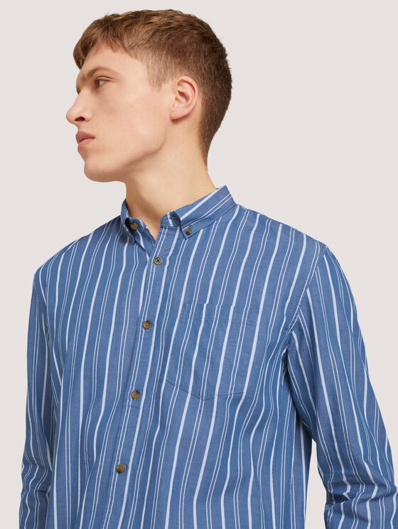 gestreiftes Hemd - Männer - blue irregular bold stripe gestreiftes Hemd - Männer - blue irregular bold stripe - 9 - TOM TAILOR Denim