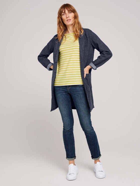 gestreiftes Langarmshirt - Frauen - yellow offwhite stripe gestreiftes Langarmshirt - Frauen - yellow offwhite stripe - 3 - TOM TAILOR