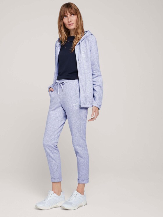 Sweatjacke mit Bio-Baumwolle - Frauen - comfort grey melange Sweatjacke mit Bio-Baumwolle - Frauen - comfort grey melange - 3 - TOM TAILOR